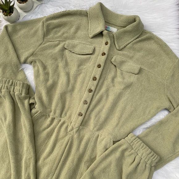 FREE PEOPLE FP BEACH RIDE OR DIE JUMPER JUMPSUIT L - Picture 16 of 16